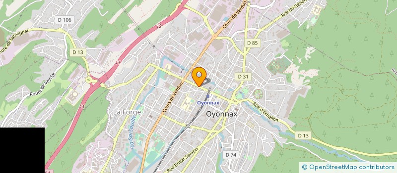 localisation de l'entreprise PSO à OYONNAX