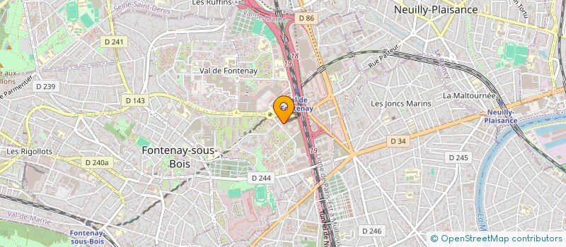 localisation de l'entreprise PSO à FONTENAY-SOUS-BOIS