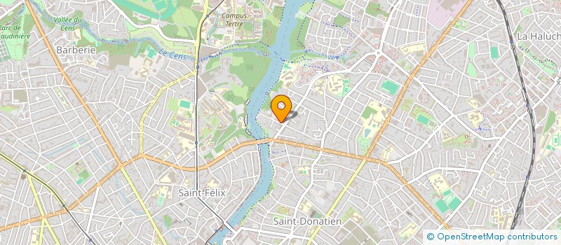 localisation de l'entreprise PSOAS (PRODUCTION SAUVAGE D'OS ET D'ARMURES SPECULATIVES)  NANTES