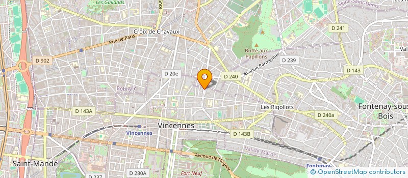 localisation de l'entreprise PSOFT à VINCENNES
