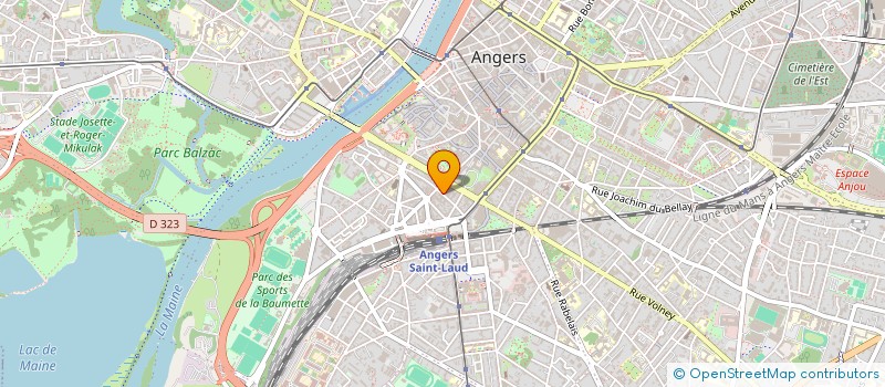 localisation de l'entreprise PSOMI à ANGERS