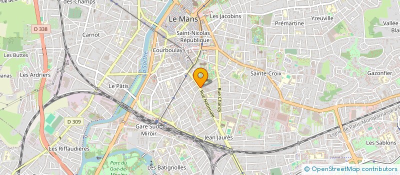 localisation de l'entreprise PSP  LE MANS