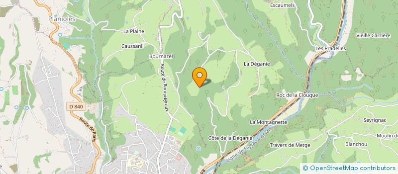 localisation de l'entreprise PSP AVENIR  FIGEAC