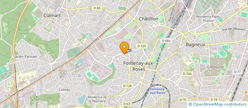 localisation de l'entreprise PSP CONSEIL à FONTENAY-AUX-ROSES