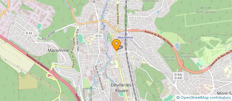 localisation de l'entreprise PSP VETMAT-SECURITY  DEVILLE-LES-ROUEN