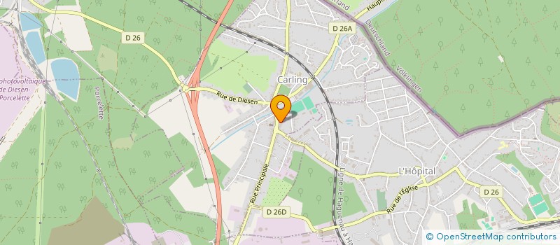 localisation de l'entreprise PSR  CARLING