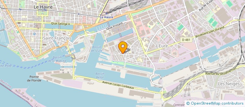 localisation de l'entreprise PSR à LE HAVRE