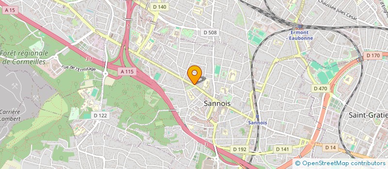 localisation de l'entreprise PSR à SANNOIS