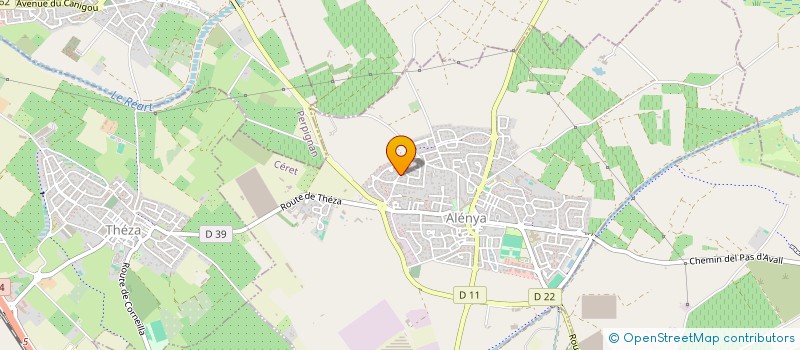 localisation de l'entreprise PSR  ALENYA