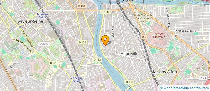 localisation de l'entreprise PSR BATIMENT à ALFORTVILLE