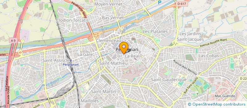 localisation de l'entreprise PSR INFORMATIQUE  PERPIGNAN