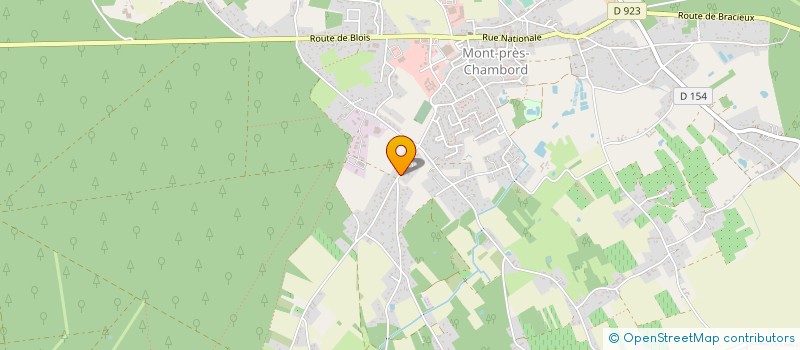 localisation de l'entreprise PSS HABITAT  MONT-PRES-CHAMBORD