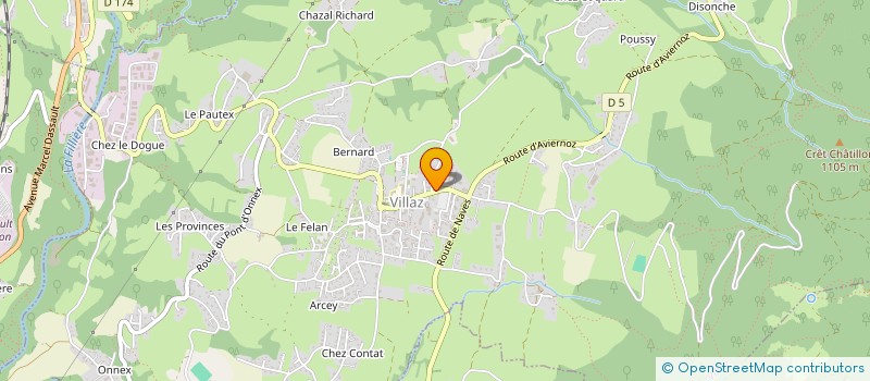 localisation de l'entreprise PSS IMMO  VILLAZ