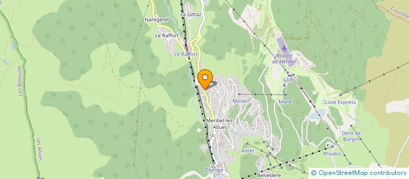 localisation de l'entreprise PSS MERIBEL à LES ALLUES