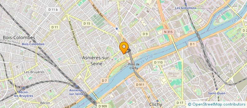 localisation de l'entreprise PSS PARIS à ASNIERES-SUR-SEINE