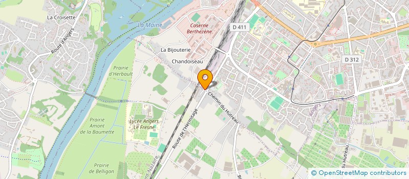 localisation de l'entreprise PSSB  SAINTE-GEMMES-SUR-LOIRE