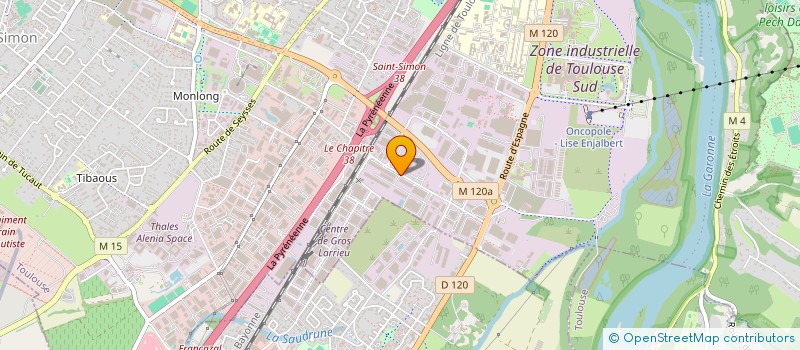 localisation de l'entreprise PST 31 à TOULOUSE