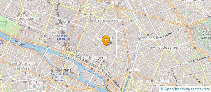 localisation de l'entreprise PST & ASSOCIES  PARIS