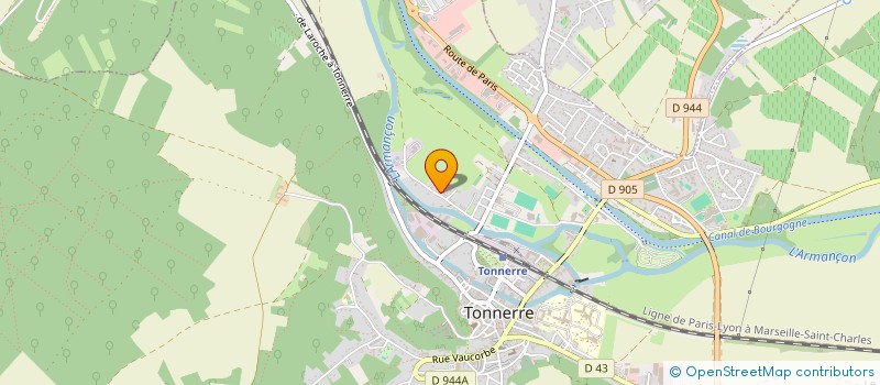 localisation de l'entreprise PST HABITAT  TONNERRE