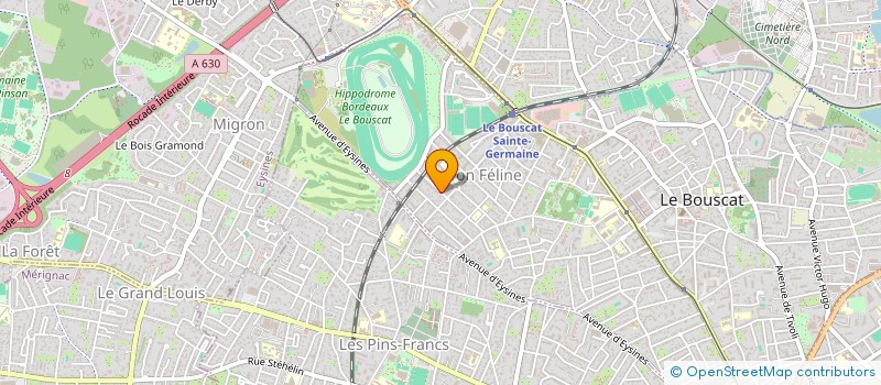 localisation de l'entreprise PSTAE  LE BOUSCAT