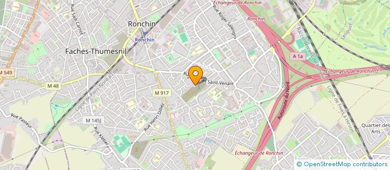 localisation de l'entreprise PSTET  RONCHIN