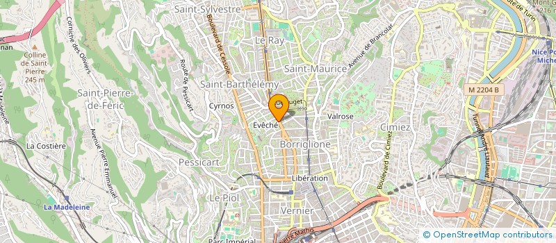 localisation de l'entreprise PSV à NICE