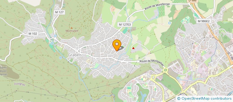 localisation de l'entreprise PSV  GRABELS