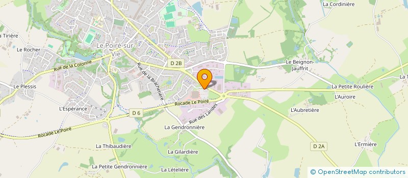 localisation de l'entreprise PSV DISTRIBUTION à LE POIRE-SUR-VIE