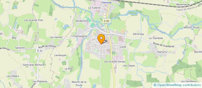 localisation de l'entreprise PSV TANTON à VONNAS