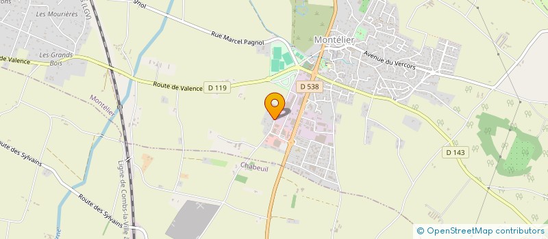 localisation de l'entreprise PSVA à MONTELIER