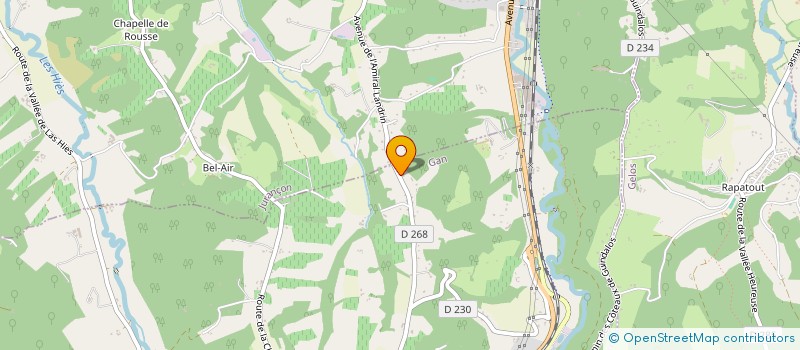 localisation de l'entreprise PSVS GAN 2021  GAN