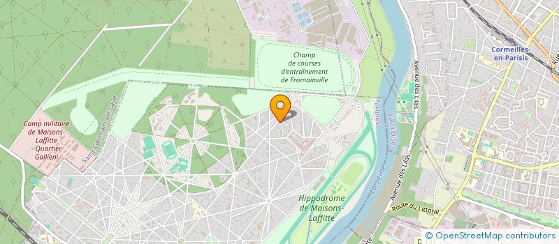 localisation de l'entreprise PSW WEB INVEST à MAISONS-LAFFITTE