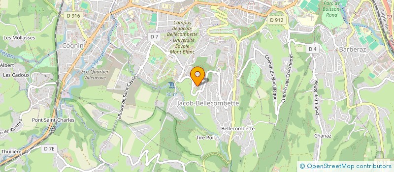 localisation de l'entreprise PSY'CHY  JACOB-BELLECOMBETTE