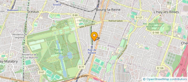 localisation de l'entreprise PSY & CO DEVELOPPEMENT à SCEAUX