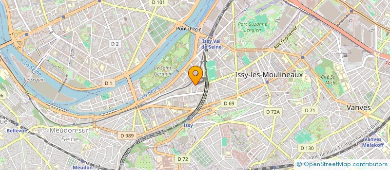 localisation de l'entreprise PSY CONSULTING à ISSY-LES-MOULINEAUX