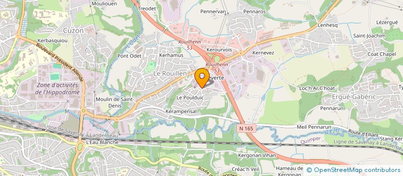 localisation de l'entreprise PSY&DELICES  ERGUE-GABERIC