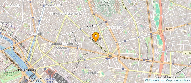 localisation de l'entreprise PSY-FORMA PSYCHO ANALY BIOENERGETICIENS  PARIS