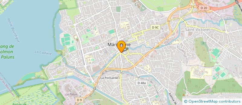 localisation de l'entreprise PSY MED  MARIGNANE