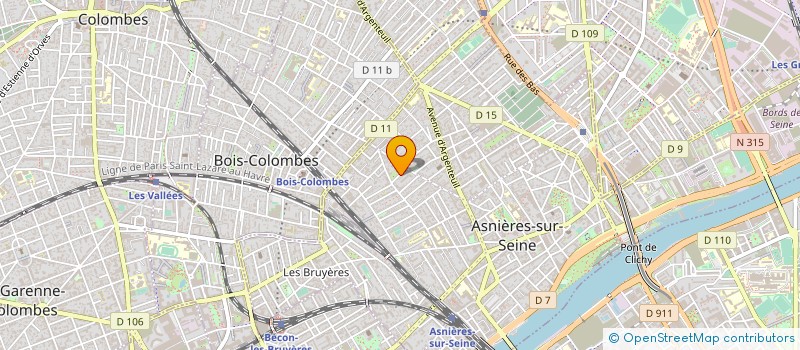 localisation de l'entreprise PSY-ORIENTATION à ASNIERES-SUR-SEINE