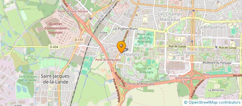 localisation de l'entreprise PSY RENNES  RENNES