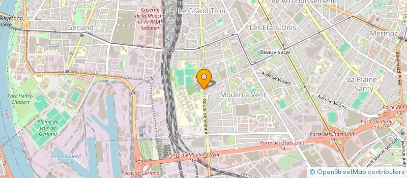 localisation de l'entreprise PSY SANTE MENTALE RHONE METROPLE à LYON