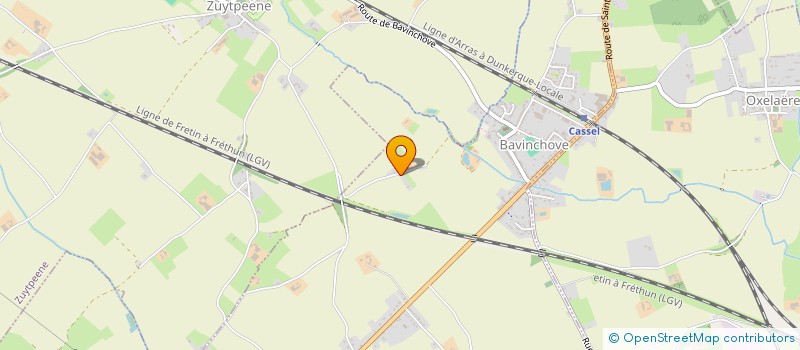 localisation de l'entreprise PSY-VLAD  BAVINCHOVE