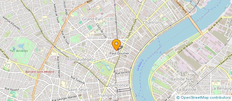 localisation de l'entreprise PSYBORDEAUX  BORDEAUX