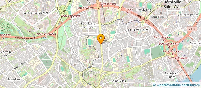 localisation de l'entreprise PSYBOX à CAEN