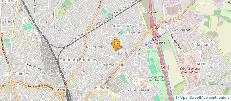 localisation de l'entreprise PSYCAB à TOULOUSE