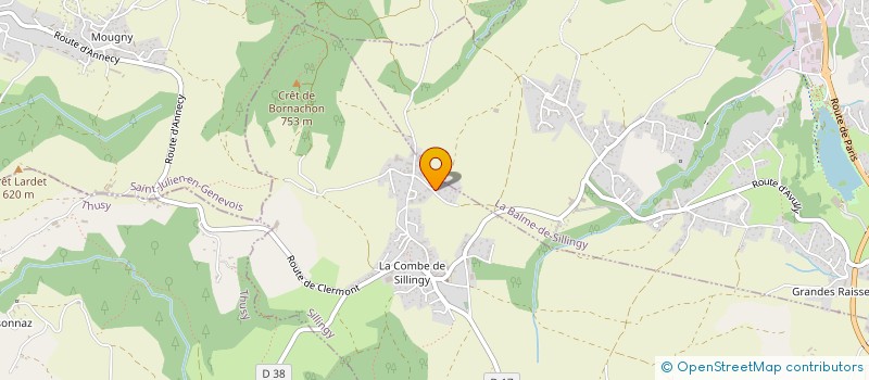 localisation de l'entreprise PSYCH-ACT  SILLINGY