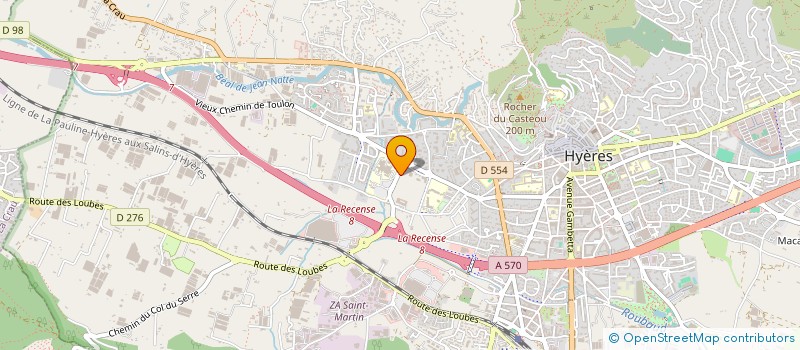 localisation de l'entreprise PSYCHATRIE SANS FRONTIERE.LE SUD. à HYERES