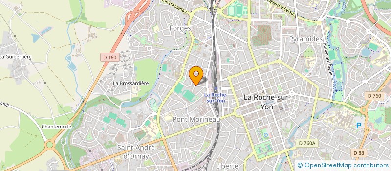 localisation de l'entreprise PSYCHE à LA ROCHE-SUR-YON