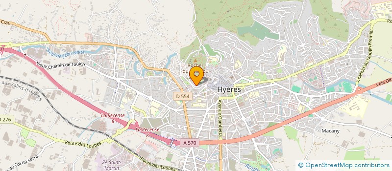 localisation de l'entreprise PSYCHE à HYERES