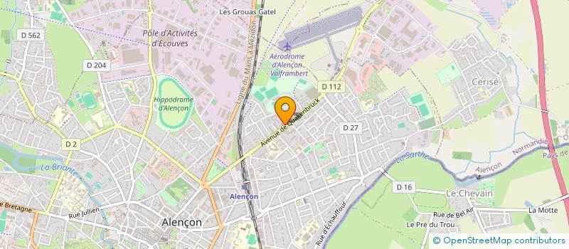 localisation de l'entreprise PSYCHE à ALENCON